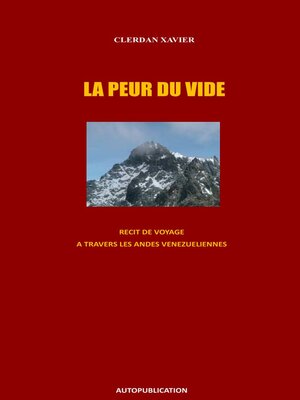 cover image of LA PEUR DU VIDE